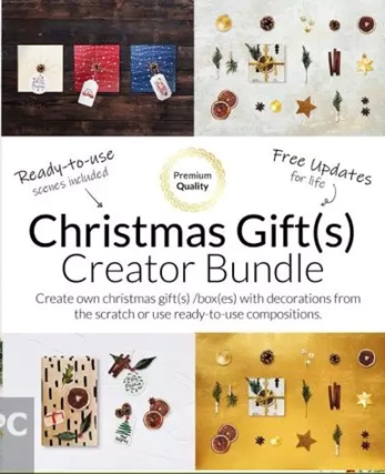 CreativeMarket – X-mas Gift Creator Bundle Mock-ups [PSD] Free Download