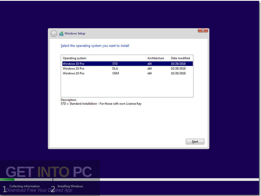 Windows 10 Pro Redstone 5 x64 Apr 2019 Screenshot 2-GetintoPC.com