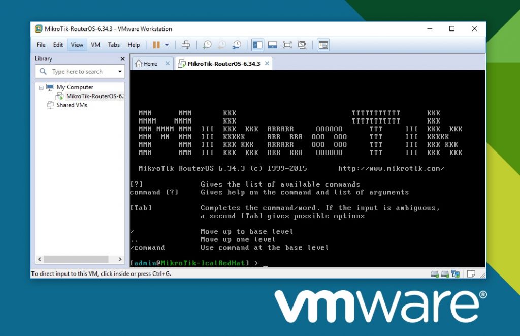 Mikrotik RouterOS 6.40.5 Level 6 for VMware Offline Installer Download