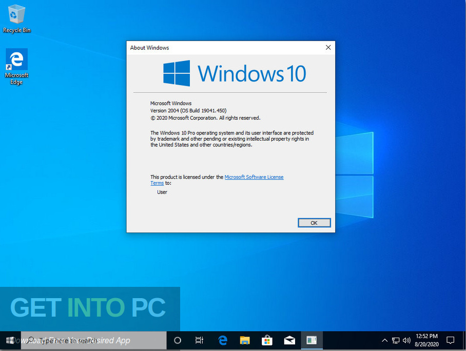 Windows 10 x64 Pro incl Office 2019 Updated Aug 2020 Screenshot 5-GetintoPC.com