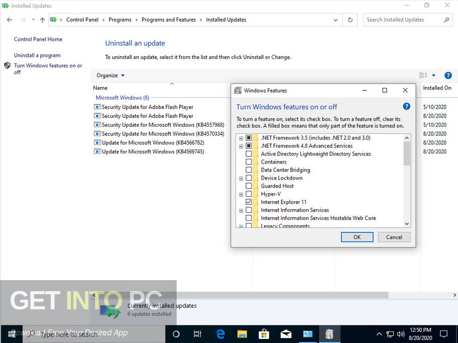 Windows 10 x64 Pro incl Office 2019 Updated Aug 2020 Screenshot 4-GetintoPC.com