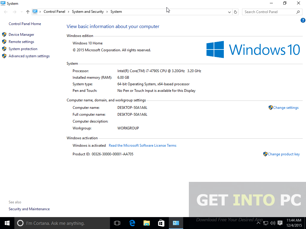 Windows 10 Pro Core X64 6 in 1 OEM Dec 2015 ISO Bootable