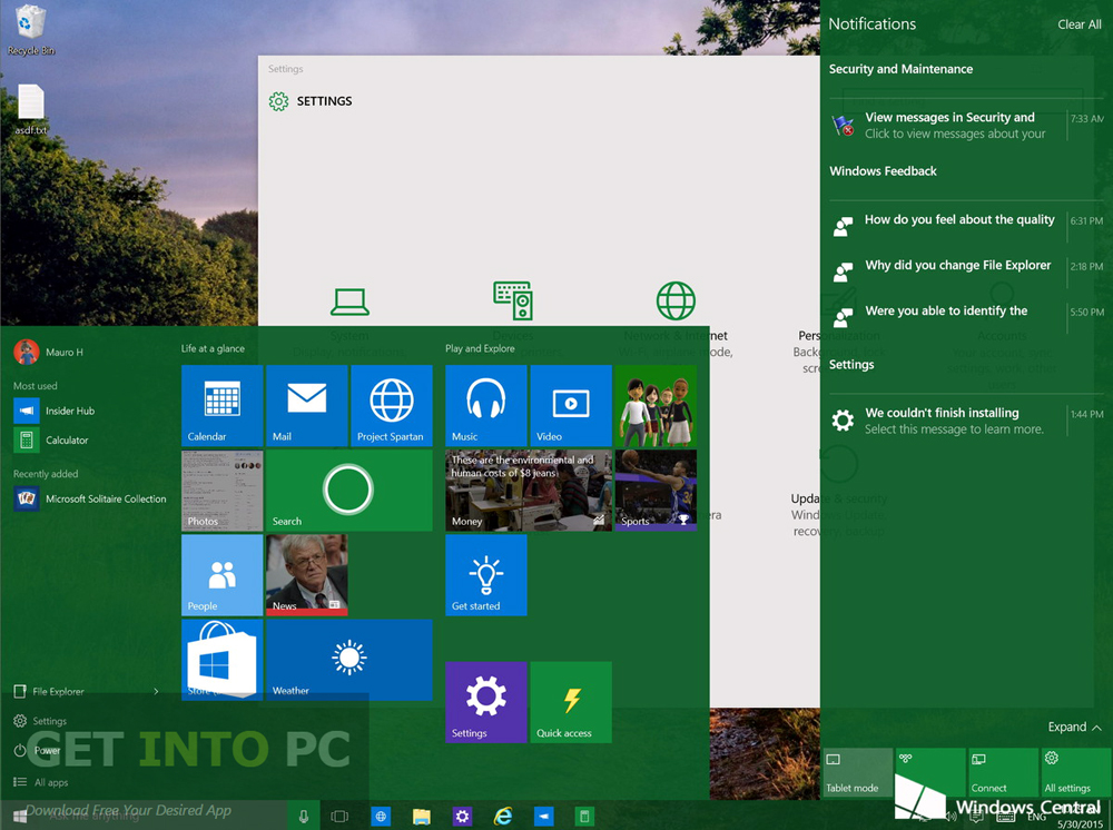 Windows 10 Build 10130 ISO 32 64 Bit Download For Free