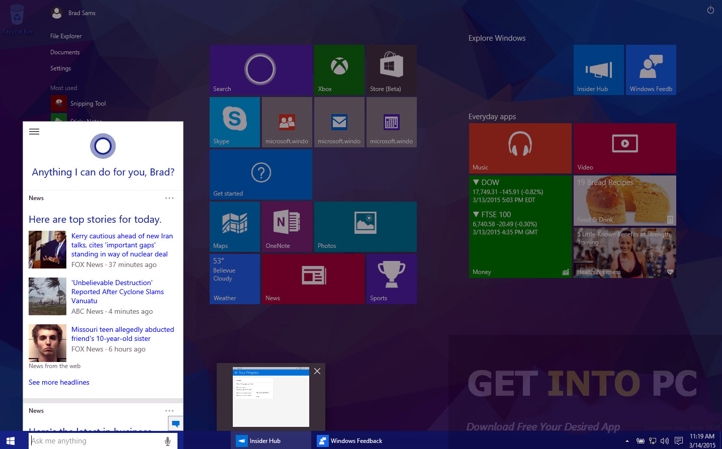 Windows 10 Build 10036 Offline Installer Download