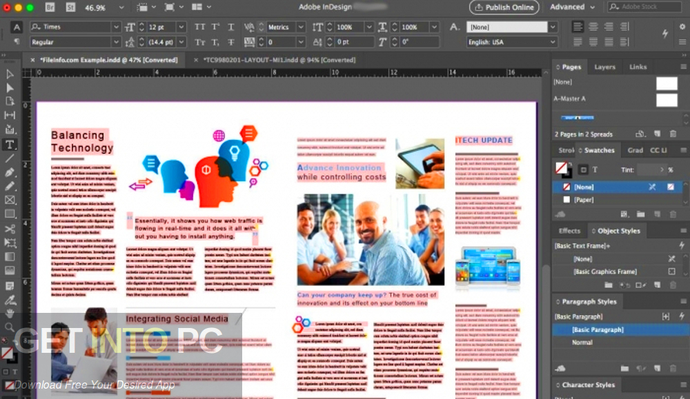 Adobe InDesign 2020 Latest Version Download-GetintoPC.com