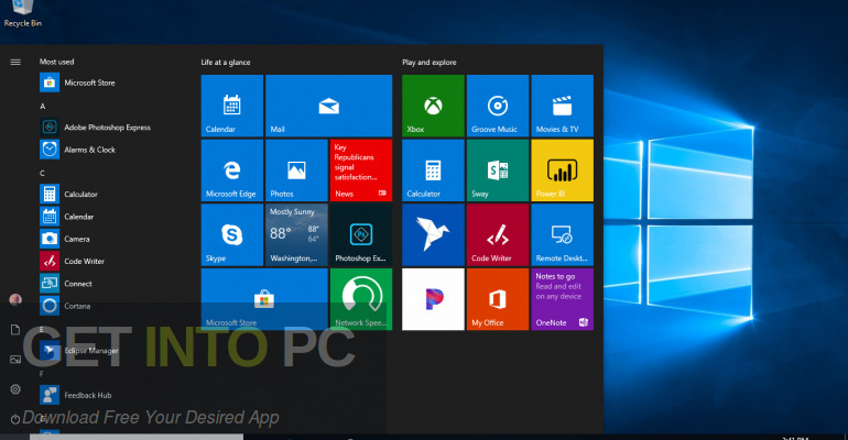 Windows 10 Enterprise 2019 LTSC Latest Version Download-GetintoPC.com