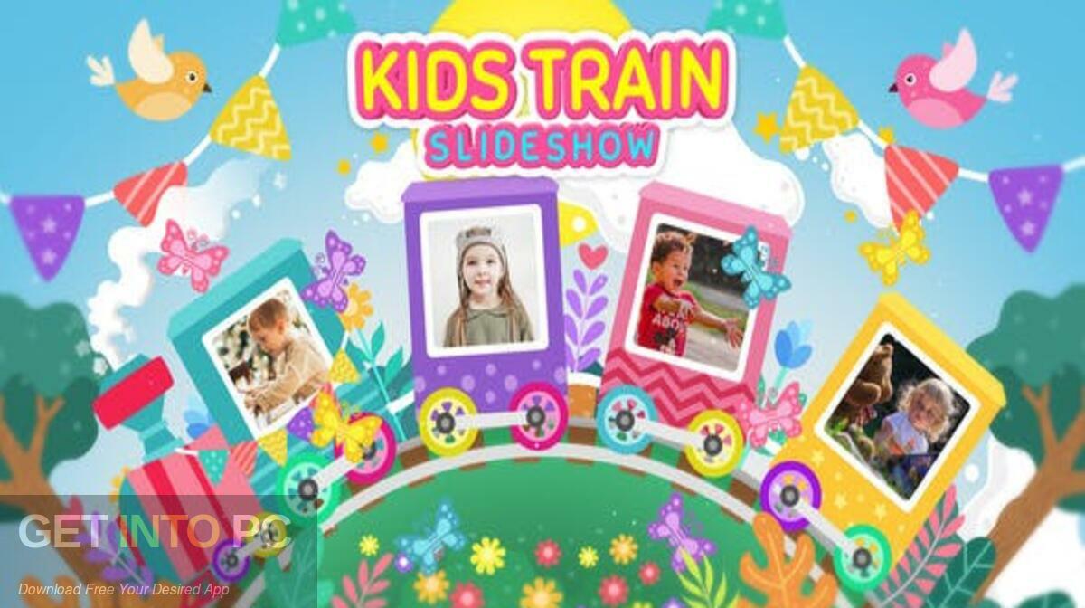 Kids Train Slideshow [AEP] Free Download