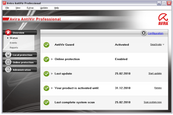 Avira Antivirus Pro v15.0.18.354 Lifetime Offline Installer Download