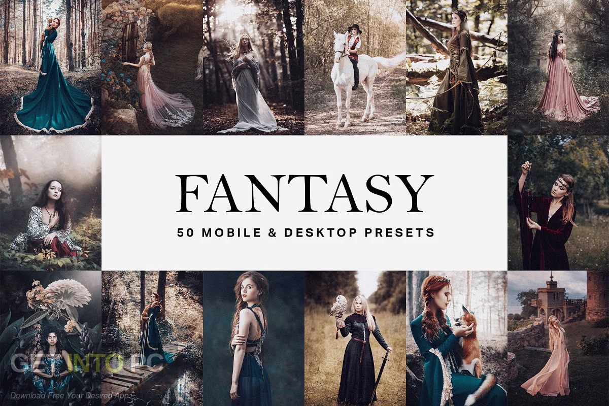 50 Fantasy Lightroom Presets & LUTs Free Download