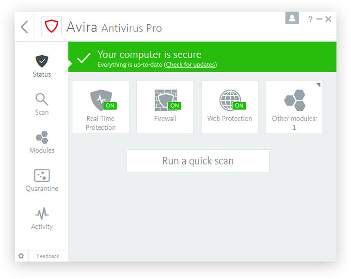 Avira Antivirus Pro 2017 Latest Version DOwnload