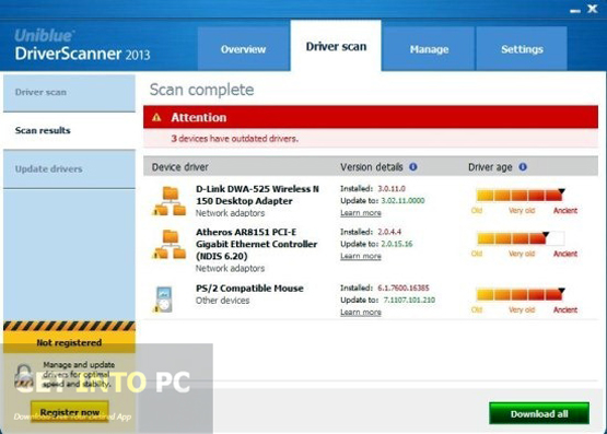 UniBlue Driver Scanner 2013 Latest Version Download