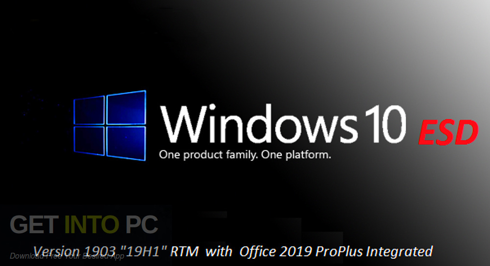 Windows 10 Pro x64 19H1 incl Office 2019 Updated Aug 2019 Free Download-GetintoPC.com