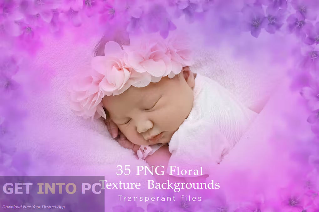 Envato Elements - 35 Floral Texture Background Overlays [PNG] Latest Version Download