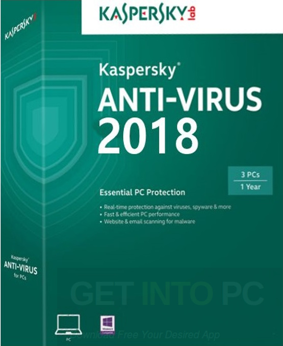 Kaspersky Anti-Virus 2018 Free Download