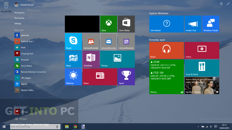 Windows 10 Build 10061 ISO 32 64 Bit Direct Link Download
