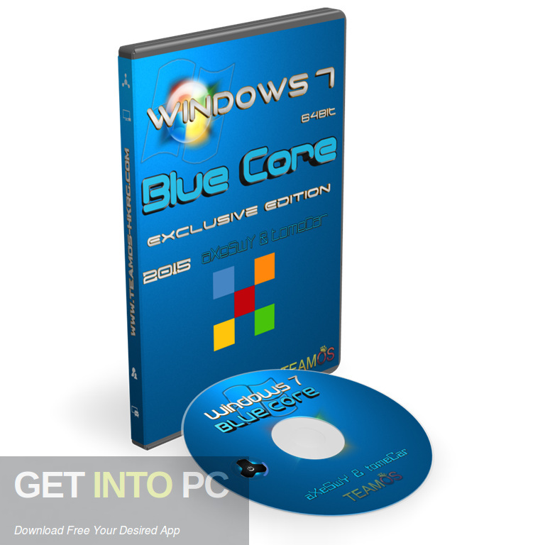 Windows 7 Blue Core Free Download-GetintoPC.com