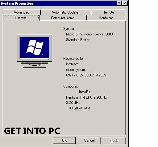 Windows Server 2003 Features