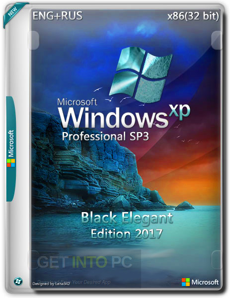 Windows XP SP3 Pro Black Elegant Edition 2017 Download