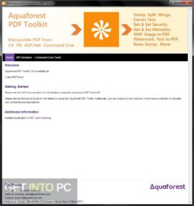 Aquaforest PDFToolKit Free Download-GetintoPC.com
